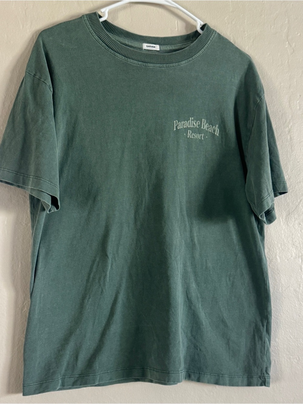 Garage Forest Green 'Paradise Beach Resort' Graphic Tee